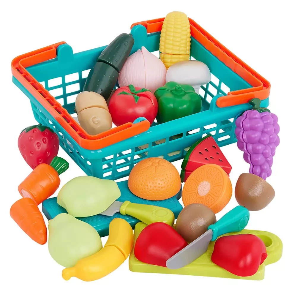 Play set Vegetables and fruits on velcro