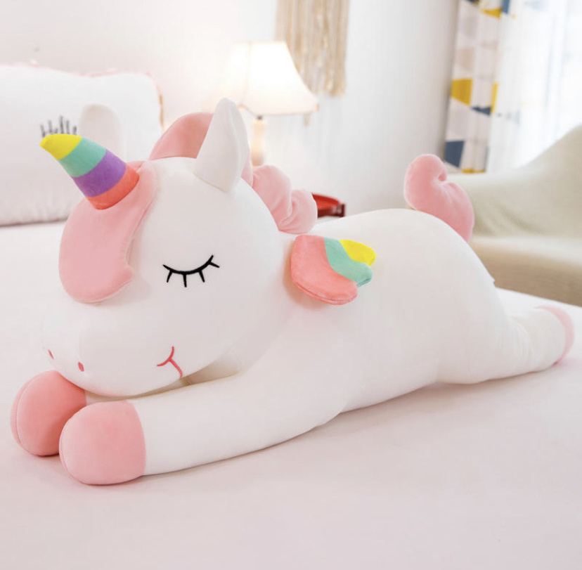 Soft plush unicorn 16x6x30 cm - the best gift